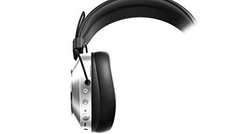 Pioneer Bluetooth and High-Resolution Over Ear Wireless Headphone, Silver (SE-MS7BT-S) 2