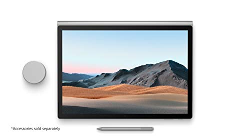 Microsoft Surface Book 3 10th Gen Intel Core i7 15 inches Touch-Screen Laptop (32GB Memory, Windows 10 Home, 512GB SSD, Latest Model, Platinum), 2.13kg 2