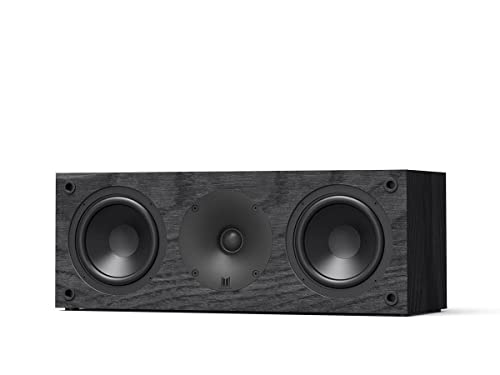 Monolith C4 Center Channel Speaker (Each) Powerful Woofers, Punchy Bass, High Performance Audio, for Home Theater System - Audition Series 1
