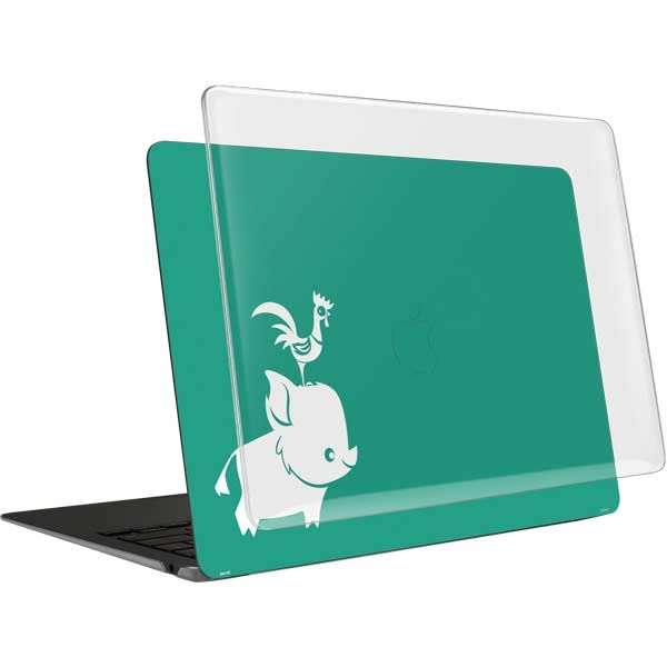 Skinit Laptop Case Plus Skin Compatible with MacBook Air 13in (2020) - Officially Licensed Disney Princess Moana Heihei and Pua Design 1