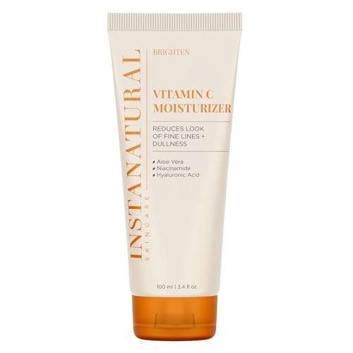 InstaNatural Vitamin C Moisturizer Face Cream, Brightens and Reduces the Look of Fine Lines and Wrinkles, Moisturizing Lotion for Dry Skin, with Hyaluronic Acid, 3.4 FL Oz 2