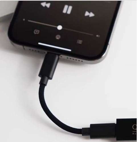 Questyle USB C DAC OTG Cable MFI Certified Audio Adapter for iPhone 13/12/11/X/8/7/6/Plus, iPad Pro/Air/Mini, iOS15 to Type C Male Adaptor (Only fit for Amplifier M12i M15i) 4