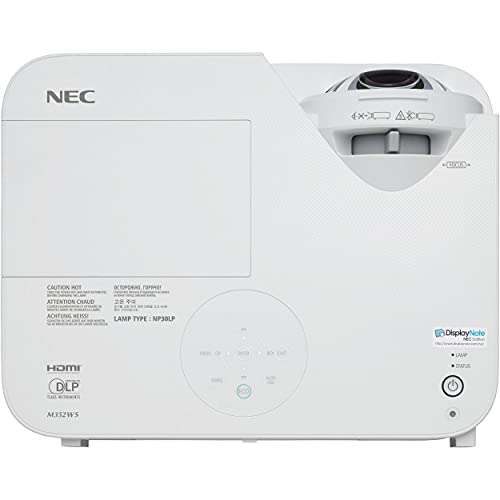 NEC NP-M332XS / NP-M332XS 3D Ready DLP Projector - 720p - HDTV - 4:3 by NEC 5