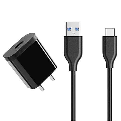 R.E. Type-C Charger For Nokia 6.1 Plus (Nokia X6) Charger Original Adapter Like Mobile Charger | Type-C Charger Cable Fast Charging Mobile Charger | Fast Charger | Android Charger with 1 Meter USB Type-C Charging Data Cable by Raghav Enterprises (3.1 Amp, Black) 3