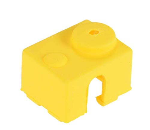 TESSERACT Silicone Socks Protective Cover for Heat Block I E3D V6 Extruder Hotend Silicone Protection Cover I E3D V6 Heat Block Silicone Cover I High Temperature Resistance 280 Degrees (Qty: 1 Piece) 2