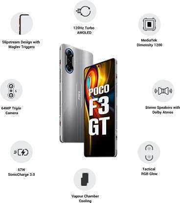 (Refurbished) Poco F3 GT (Gunmetal Silver, 128 GB) (8 GB RAM) 2