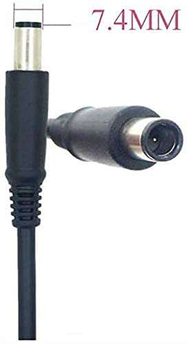 Procence Laptop Charger Adapter for Dell Inspiron vostro Latitude 3300 19.5V 4.62amp 90w Adapter (Pin Size 7.4 x 5.0 mm) BIS Certified Laptop Charger Power Cord Included 3