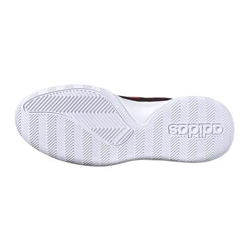 adidas Men's OwnTheGame Basketball Shoe, Black/Red/White, 8.5 M US 5