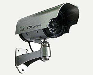Begmy Dummy Plastic LED Light Flashing CCTV Security Camera (Standard , Silver) 3