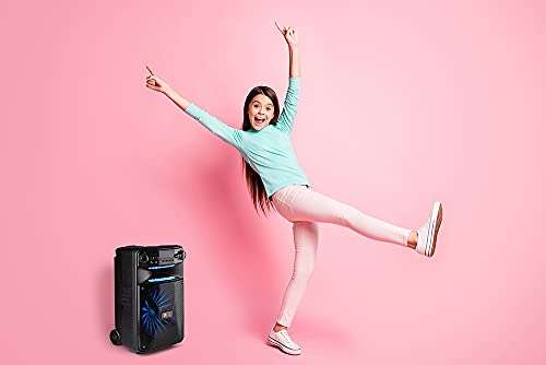 QFX PBX-1210 12" Bluetooth Rechargeable Speaker with 12" Woofer and Smart App Control 4