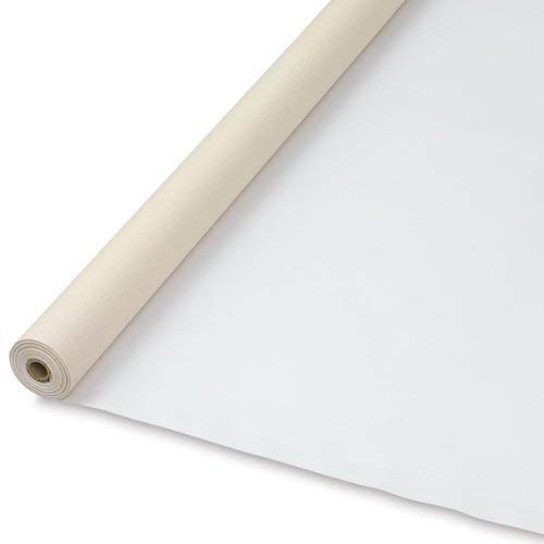 Eascan Art 5 Oz. Medium Grain Primed Cotton Canvas Roll for Oil and Acrylic Painting (5 Oz. White, 42" X 10 Mtrs) 5