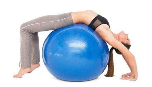 SONIQE Inflatable Gym Ball with Foot Pump for Total Body Fitness, Abdominal Toner (Multi Colour) 3