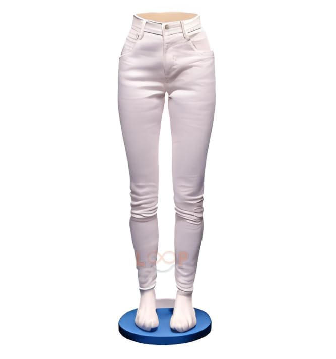 Loop� Female Half Body Legs with Stand Mannequin Dummy Display - Hangers Jeans Legging Pants Display Stands - Regular Size (Skin, Regular) 6