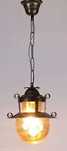 Genree Hang141 Metal Hanging Light Pendant Light for Ceiling to Decor (Standard Size, Golden Antique) 3