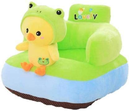 AVSHUB Baby Sofa Seat Chair Chick Shape Baby Soft Plush Cushion Sofa Seat/Rocking Chair for Kids (Green) 1