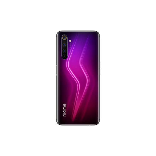 Realme 6 Pro (128GB, 6GB) 6.6" 90Hz Display, 30W Fast Charge, Snapdragon 720G, GSM Unlocked Global 4G LTE (T-Mobile, AT&T, Global) International Model RMX2063 (128GB SD Bundle, Lightning Red) 2