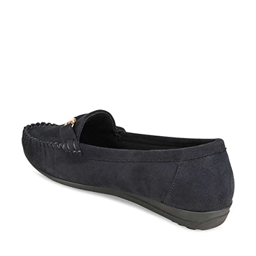 ROCIA by Regal Blue Women Suede Ballerinas 3
