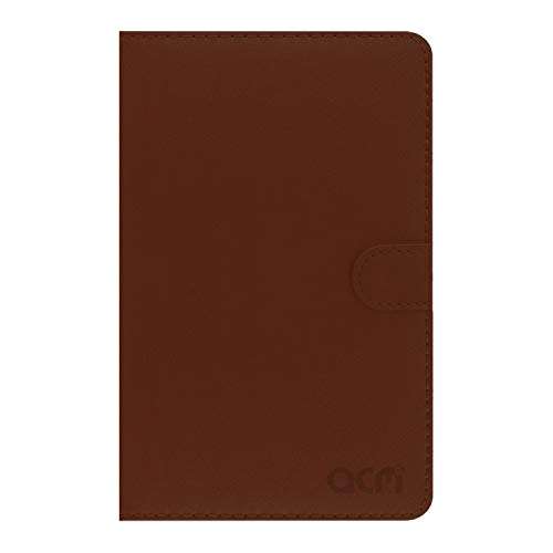 ACM Keyboard Case Compatible with I-Kall K475 Mobile Flip Cover Stand Direct Plug & Play Device for Study & Gaming Brown 5