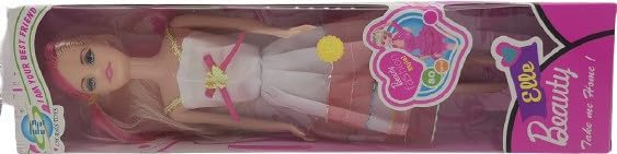 Barodian's BA Multicolor Plastic Fashion Doll Set for Girls, Foldable Hands, Baby Gift 1