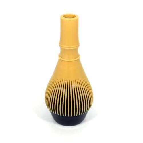 Japanese Tea Whisk Made of Resin, Non-breakable Dishwasher Compatible, Made in Japan, White Bamboo Color 3