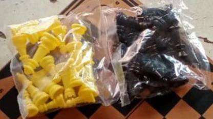 Khelo Meerut Combo Pack of Ludo and Chess 3 cm Chess Board (Multicolor) 4