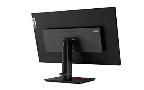Lenovo ThinkVision P27h-20 27" (68.58cms) QHD IPS (2560x1440) 350 nits Monitor, USB, HDMI, DP Ports, 60Hz Refresh Rate, Tilt, Swivel, Pivot, Height Adjust Stand, (61E9GAR6WW)- Raven Black 4