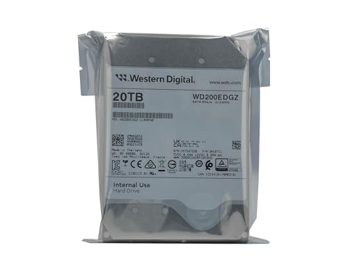 Western Digital WD Ultrastar 20TB Internal Hard Drive WD200EDGZ 3.5 Inch HDD SATA 6Gb/s 7200RPM 512MB Cache (Refurbished) 4