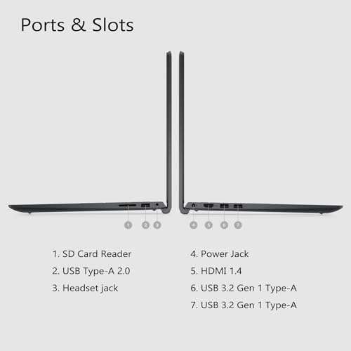 Dell Inspiron 3000 Series Laptop, 15.6" FHD Touchscreen, Intel Quad-Core i5-1135G7, 32GB DDR4 RAM, 2TB Storage(1TB SSD+1TB HDD), Webcam, SD Card Reader, Wi-Fi, Windows 11 Pro, Black 5