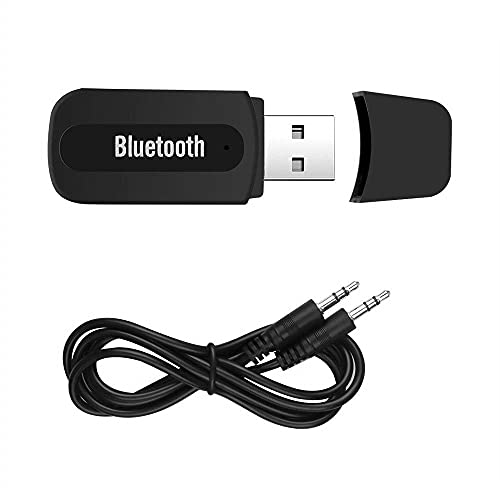 Car Bluetooth Wireless Adapter 3.5mm Jack Aux Cable car Bluetooth Audio Receiver with Earphone Hands-Free USB, Led, FM Transmitter, Gadgets, Charger, Music Receiver, Phone Receiver, by R.S.Studd 6