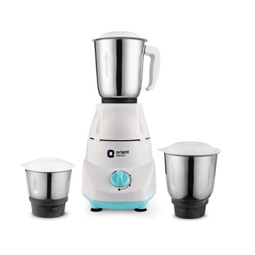 Orient Electric 500W mixer grinder | Kitchen Kraft 500 MGKK50B3 with 3 SS jars | Longer life balanced coil motor | ABS body | Uniform grinding | 5 years motor warranty 1