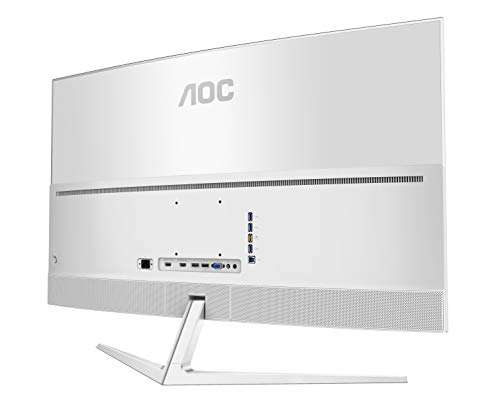 AOC C4008VU8 40"/101.6 cms 3840x2160 Pixels Curved LED Monitor 4K (White) 5