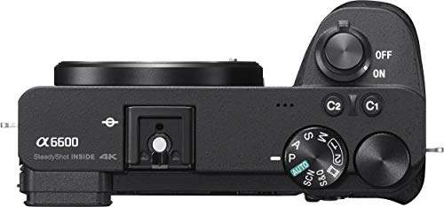 Sony Alpha Ilce-6600 24.2 Mp Mirrorless Digital SLR 16 GB Camera Body Only (Aps-C Sensor, Fastest Auto Focus, Real-Time Eye Af, Real-Time Tracking, 4K Vlogging 16 GB Camera, Tiltable LCD), Black 3