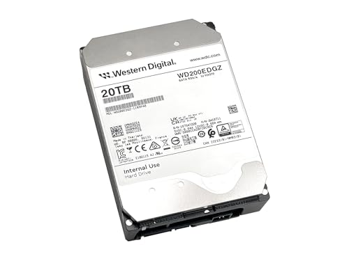 Western Digital WD Ultrastar 20TB Internal Hard Drive WD200EDGZ 3.5 Inch HDD SATA 6Gb/s 7200RPM 512MB Cache (Refurbished) 1