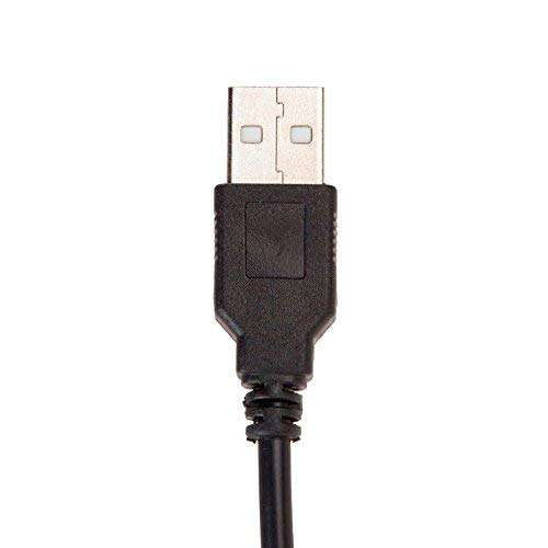 Porro fino PS3 Controller Charging Cable, PS3 Remote USB CABLE, 5.4 Feet USB to Mini USB Charger Cable Data Transfer Cable Compatible for Sony PlayStation PS3/PS3 Slim Controller, Black 2