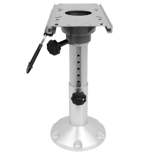 Wise 8WP21-374 Boat Seat Pedestal, Adjustable Height from 12" to 18", with Seat Slide Seat Mount, Adjustable Travel 5" - Fore & AFT 2