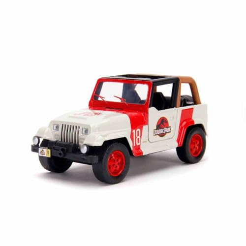 Jada Toys Jurassic World 1:32 Jeep Wrangler Die-cast Car, Toys for Kids and Adults 1