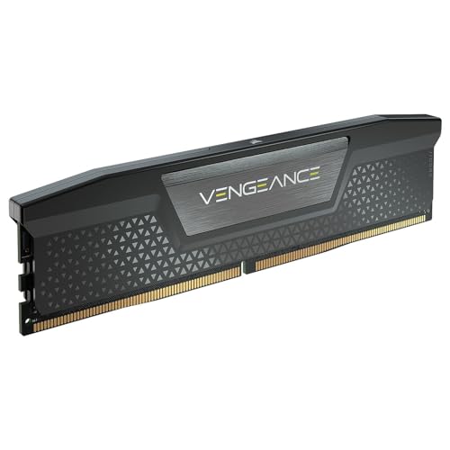 CORSAIR Vengeance DDR5 RAM 16GB (2x8GB) 5200MHz CL40-40-40-77 1.25V Intel XMP Desktop Computer Memory - Black (CMK16GX5M2B5200C40) 2