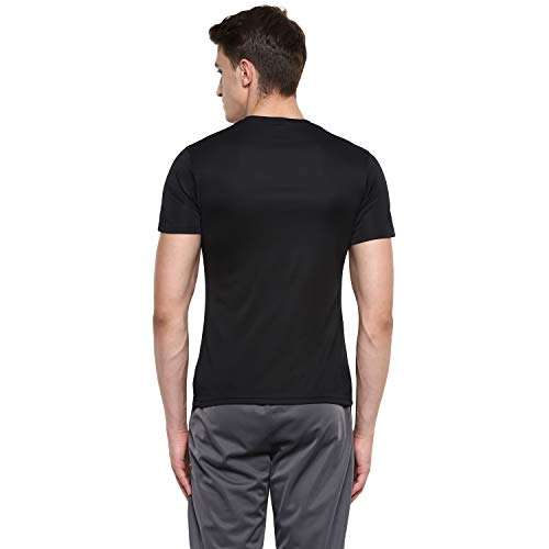 Nivia Nitro-5 Printed T-Shirt for Men (Black,XS) 4