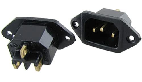 Black liger Electric Rice Cooker Power Socket AC 250V 10A Replacement C 14 Black 1pcs 1
