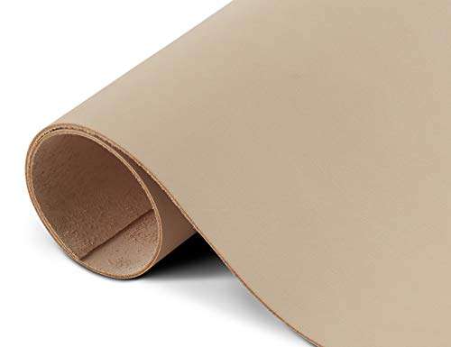 CP 3-4 oz Leather Hide - Vegetable Tanned Tooling Leather - Rawhide Leather Sheet - Cowhide (8" x 24") 2