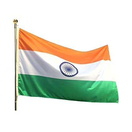 Altrona National Flag of India Size of 10 x 15 Inch 100% Pure Silk Cloth Indian Flag Small(Pack of 12) 1