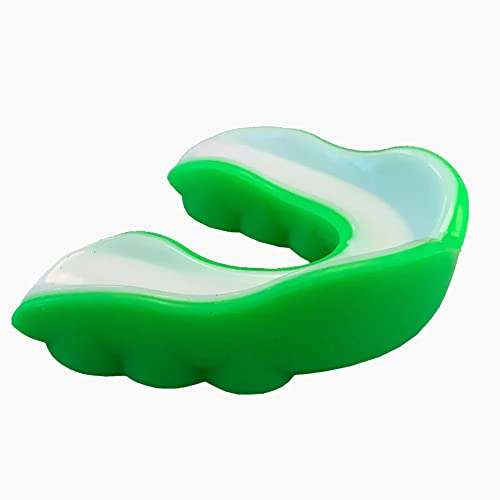 Synco Flavoured Mouth Guard/Gum Shield - for Boxing, Hockey, Judo, Karate Martial Arts and All Contact Sports| assorted color (Dual Gel, Senior) pack of 2 1