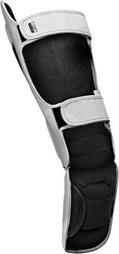 Hayabusa T3 Striking Shinguards - White/Black, Large 2