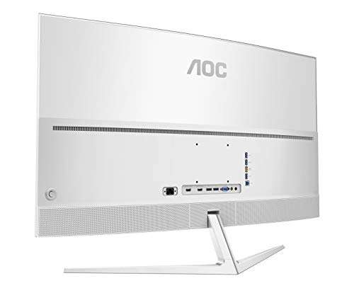 AOC C4008VU8 40"/101.6 cms 3840x2160 Pixels Curved LED Monitor 4K (White) 4