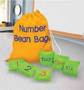 LYGER Educational Numbered Bean Bags, Number 1-10 | Pack of 10 (Multicolor) 6