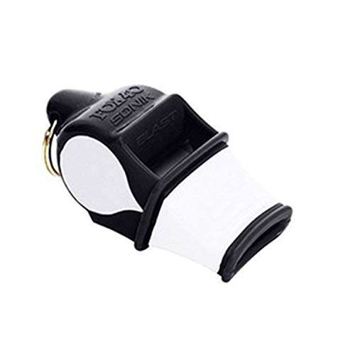 Fox 40 Sonik Blast CMG Safety Whistle with Breakaway Lanyard Multi Black/White 2