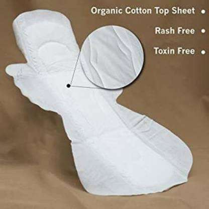 DAES Organic Cotton sanitary Pad | combo pack | 12 Heavy flow pads + 25 panty |Toxin-Free | Unscented | Ultra thin | Ultra soft | Vegan | Leakproof and Rash-Free | Super-Absorbent 3