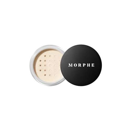Morphe Mini Bake & Set Translucent Setting Powder - Lightweight, Talc-Free Finishing Powder for Face Makeup with a Soft, Natural Finish - Minimizes Shine for Up to 24HR - Translucent (0.09 oz) 1