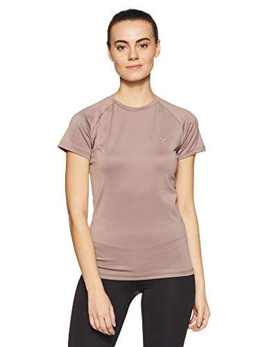 Nivia Female Hydra-4 Fitness T-Shirt (Rose Dust, S) 1