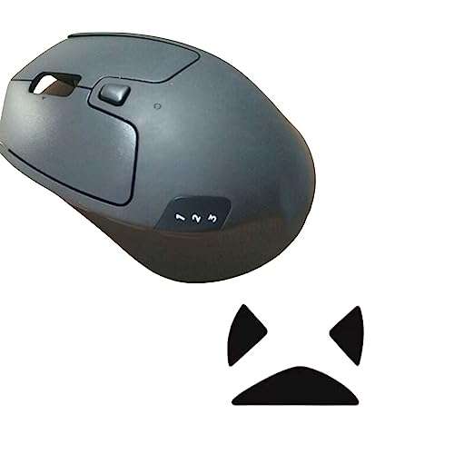 LICHIFIT Mouse Housing Upper Case Replacement Shell Cover Outer Case Mouse Skin and Mouse Keeper Feed Pads for Logitech M720 Repair Kit 1